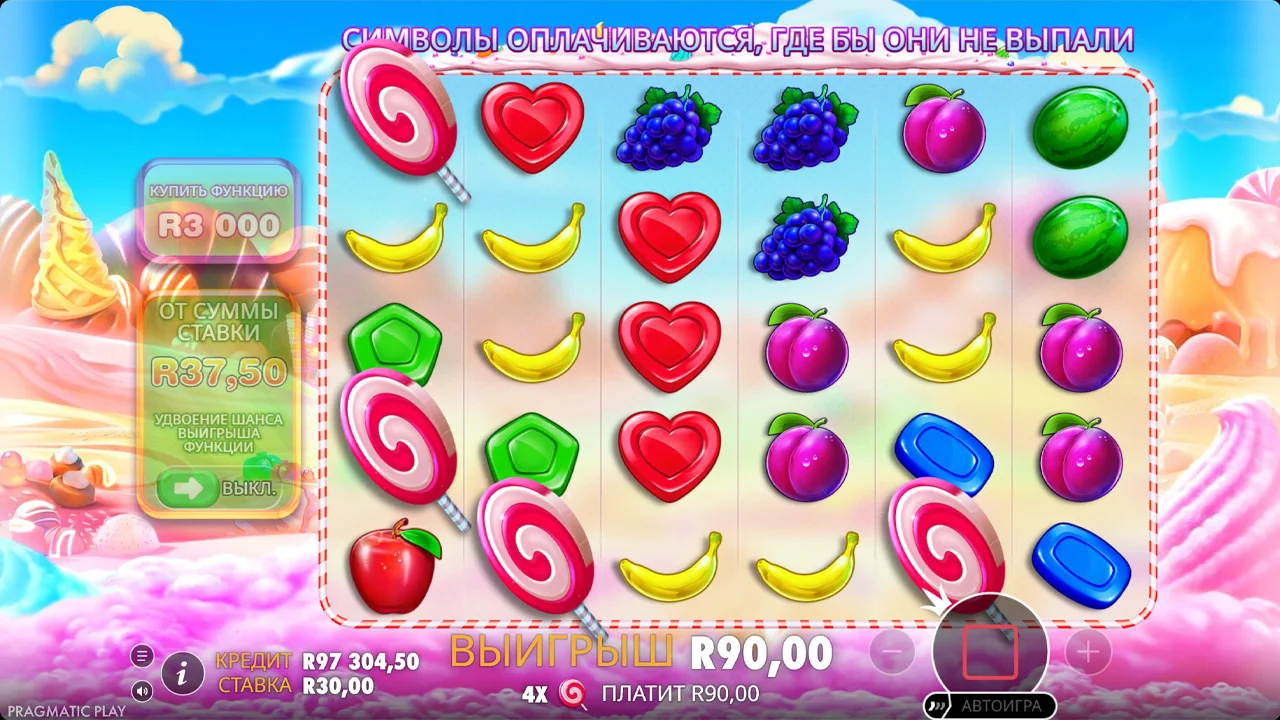Sweet Bonanza - скриншот игрового процесса 4