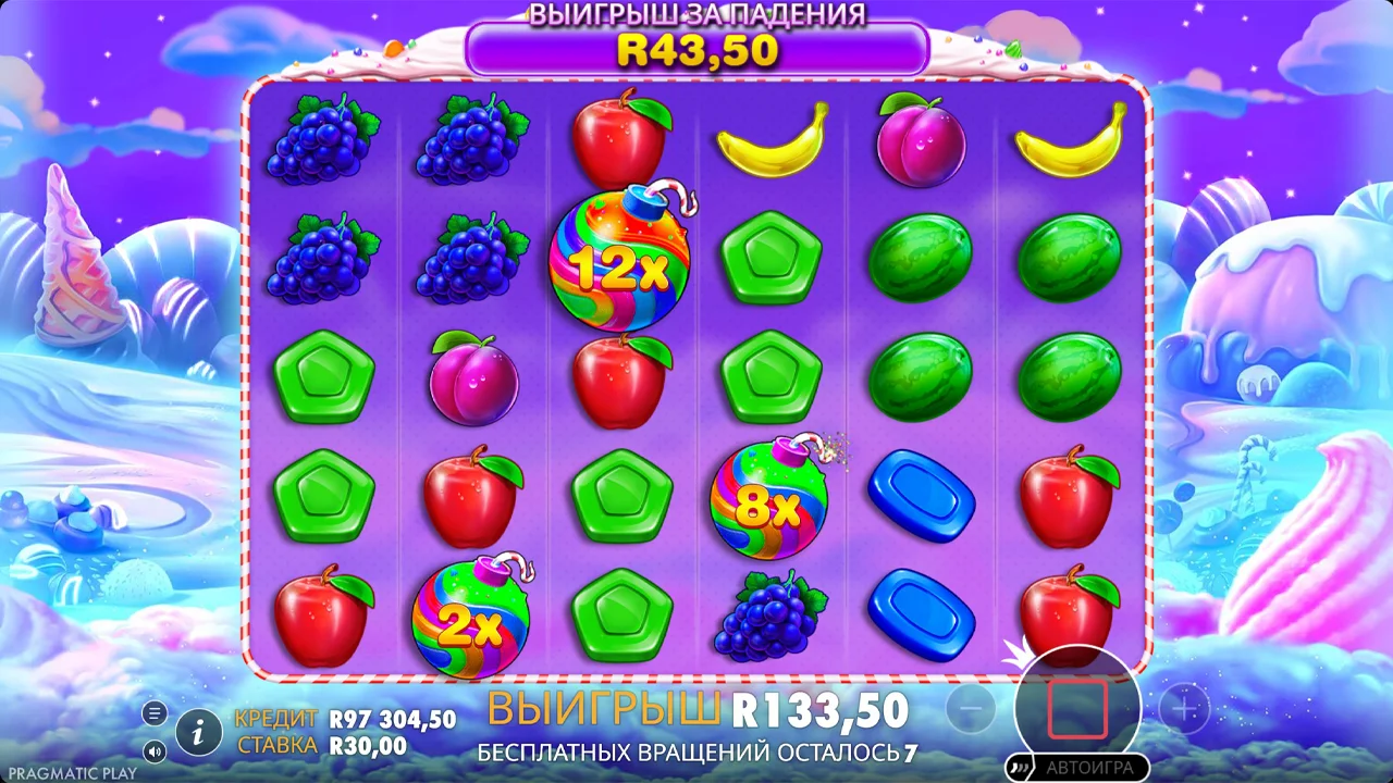 Sweet Bonanza - скриншот игрового процесса 6