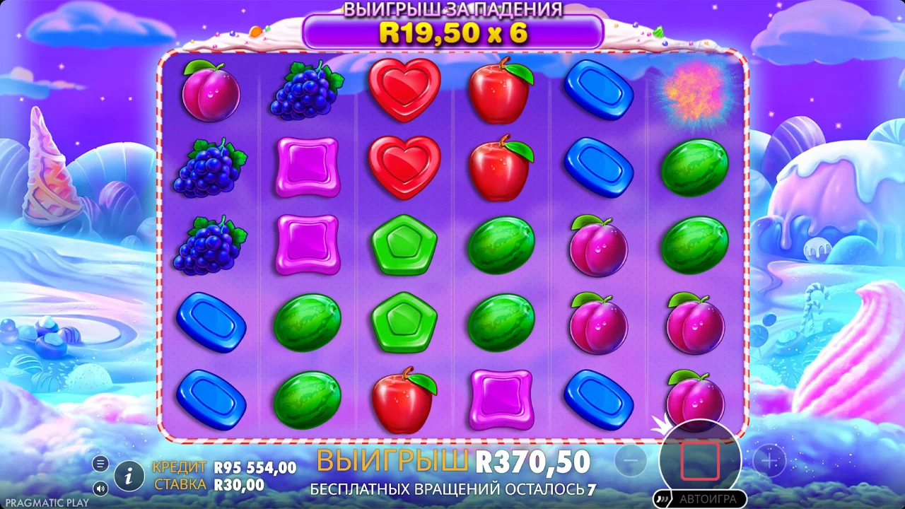 Sweet Bonanza - скриншот игрового процесса 7